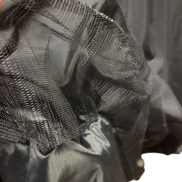 Jessica Howard Black Embellished Ruched Evening Dress Plus 24W EUC Lined 3X - Picture 12 of 14